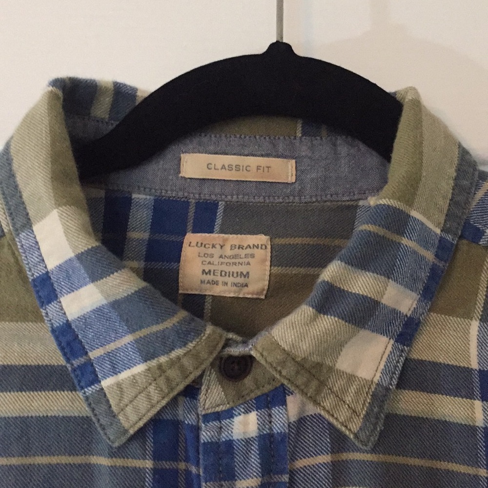 Men’s Lucky Brand Classic Fit Flannel Button Down